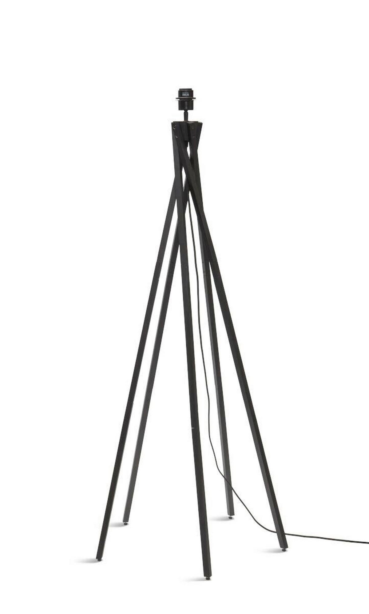 STOJACÍ LAMPA, 53/53/146 cm - černá, Trend (53/53/146cm) - Good & Mojo