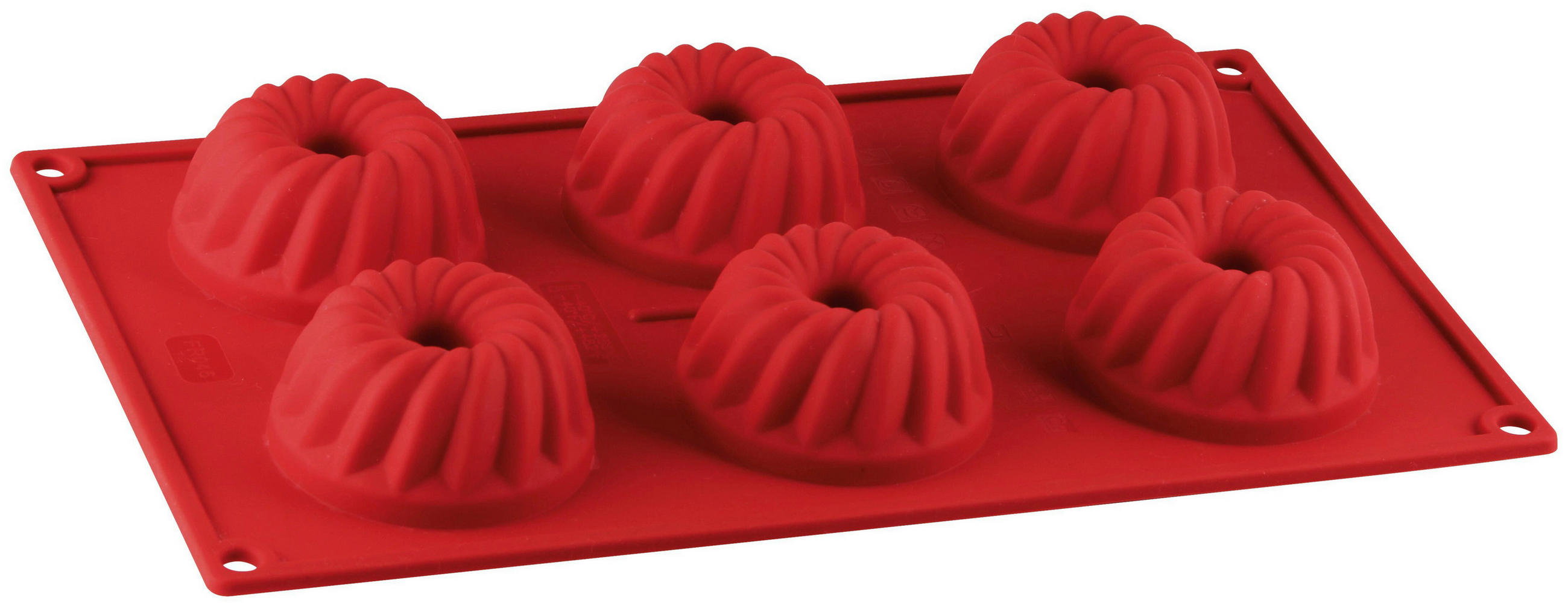 GUGELHUPFFORM  - Rot, Basics, Kunststoff (30cm) - Dr.Oetker