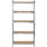 TUNGLASTSTÄLL i 75/174/30 cm brun, stålfärgad  - stålfärgad/brun, Basics, metall/trämaterial (75/174/30cm)