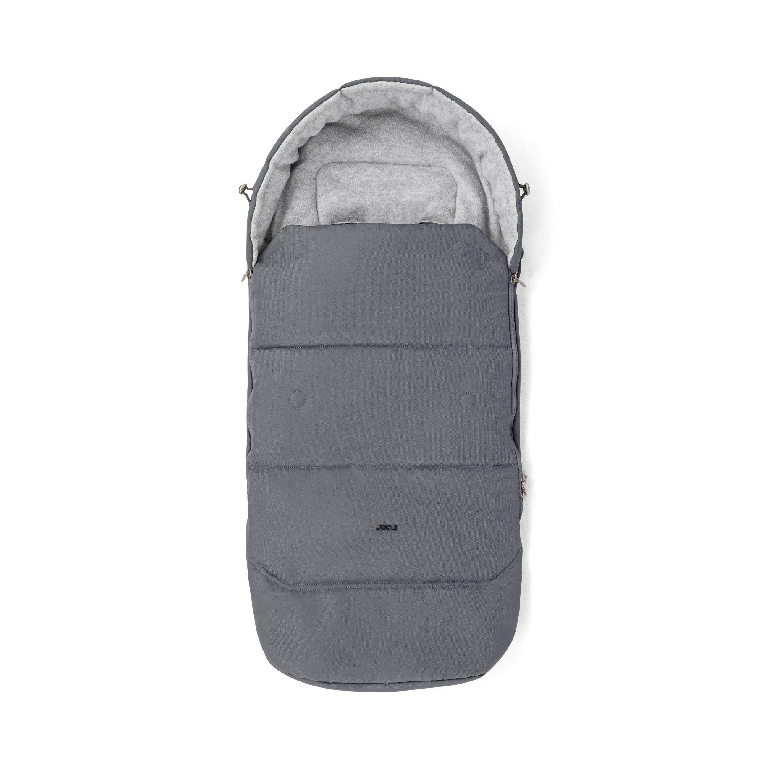 FUßSACK Uni  - Grau, Basics, Textil (43/11/86cm) - Joolz