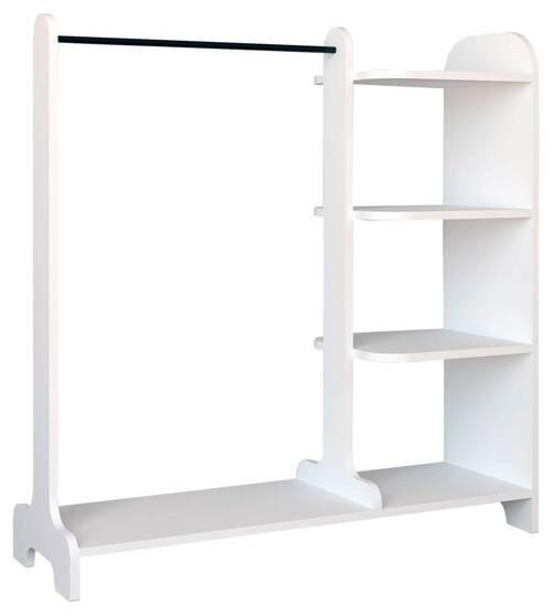GARDEROBE  in 106/110/35 cm  - Weiss, Modern, Holzwerkstoff (106/110/35cm) - MID.YOU