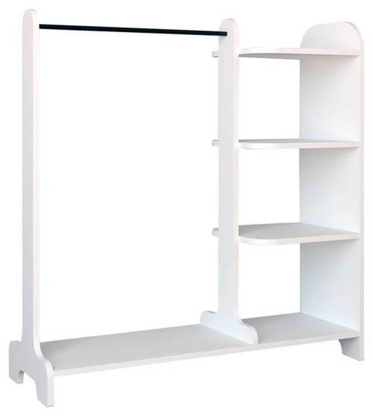 GARDEROBE  in 106/110/35 cm  - Weiß, MODERN, Holzwerkstoff (106/110/35cm) - MID.YOU