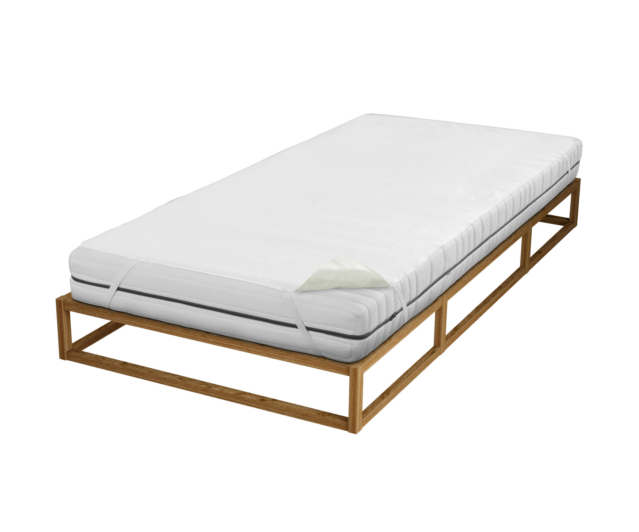 POSTELJNI NADVLOŽEK - bela, Konvencionalno, tekstil (90/200cm) - Best Price