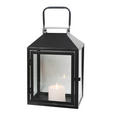 LATERNE - Schwarz, Basics, Glas/Metall (20/31,5/16cm) - Ambia Home