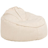 SITZSACK 350 l  - Creme, Design, Textil (125/79/125cm)