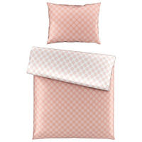 OBOJSTRANNÁ POSTEĽNÁ BIELIZEŇ, satén, ružová, 140/200 cm - ružová, Konventionell, textil (140/200cm) - Esposa
