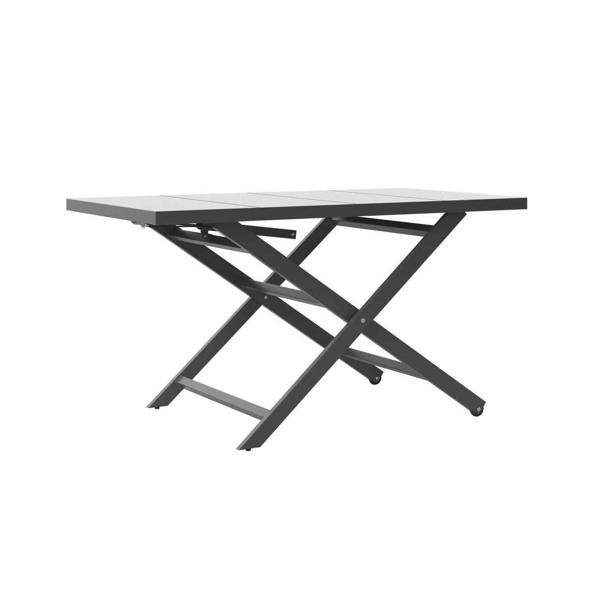 LOUNGE MIZA  - siva, Moderno, kovina (140/40-71/75cm) - Ambia Garden