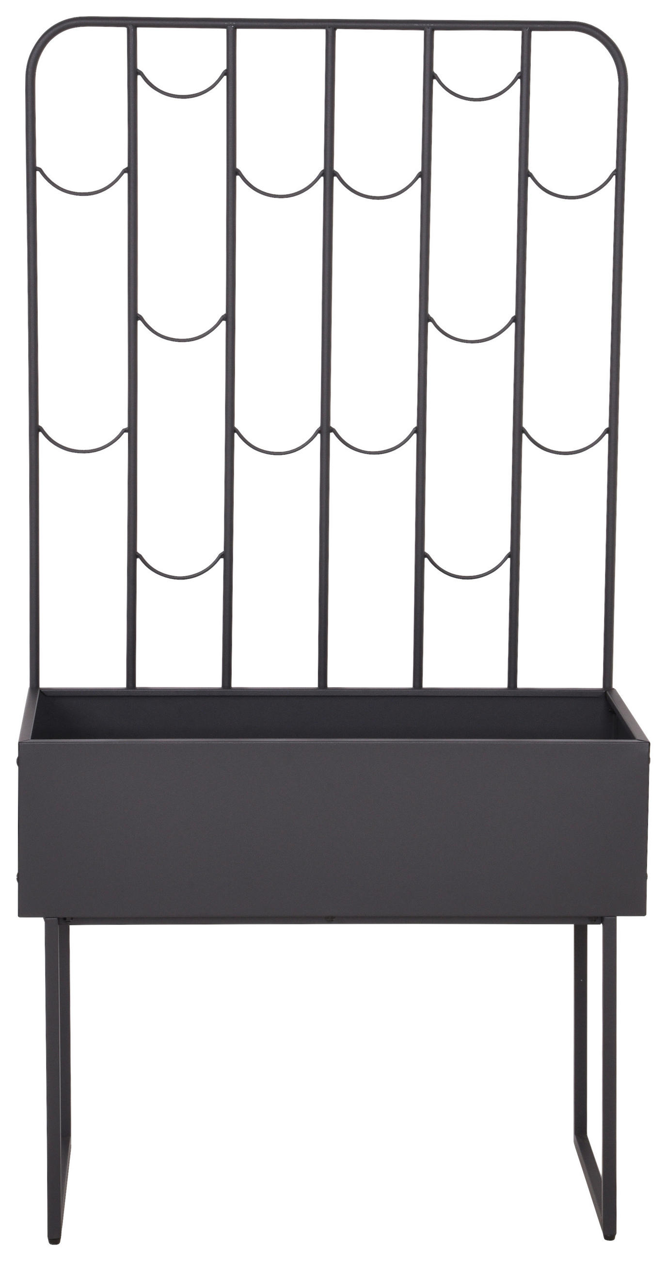 HOCHBEET STELLA  - Anthrazit, MODERN, Metall (32/144/74cm)