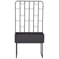 HOCHBEET STELLA  - Anthrazit, MODERN, Metall (32/144/74cm)