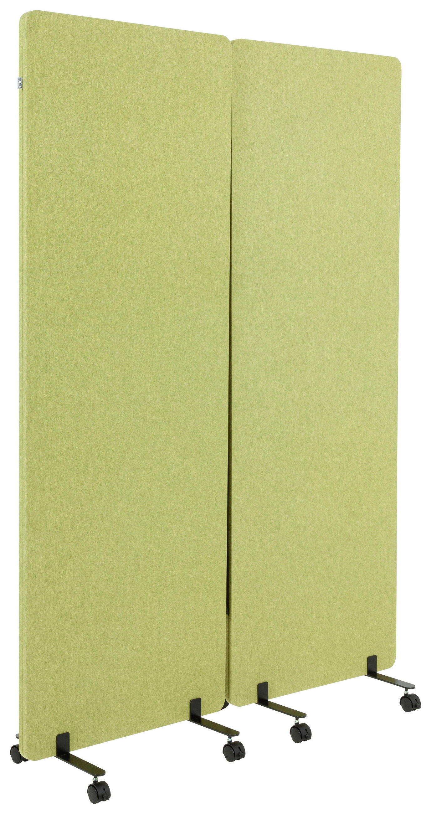 MELLANVÄGG  i metall, plast, textil  ljusgrön  - ljusgrön, Basics, metall/textil (60/177/35cm) - MID.YOU