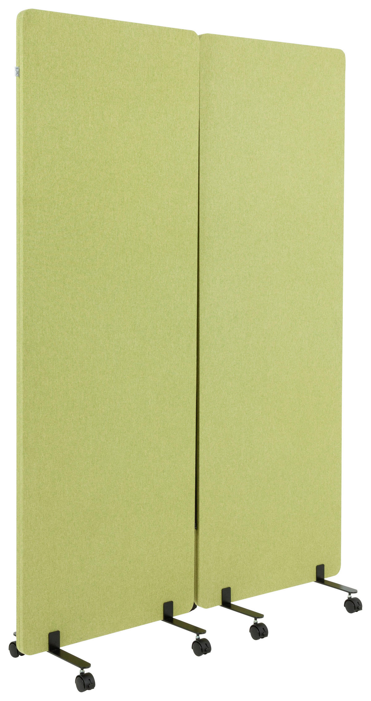 MELLANVÄGG  i metall, plast, textil  ljusgrön  - ljusgrön, Basics, metall/textil (60/177/35cm) - MID.YOU