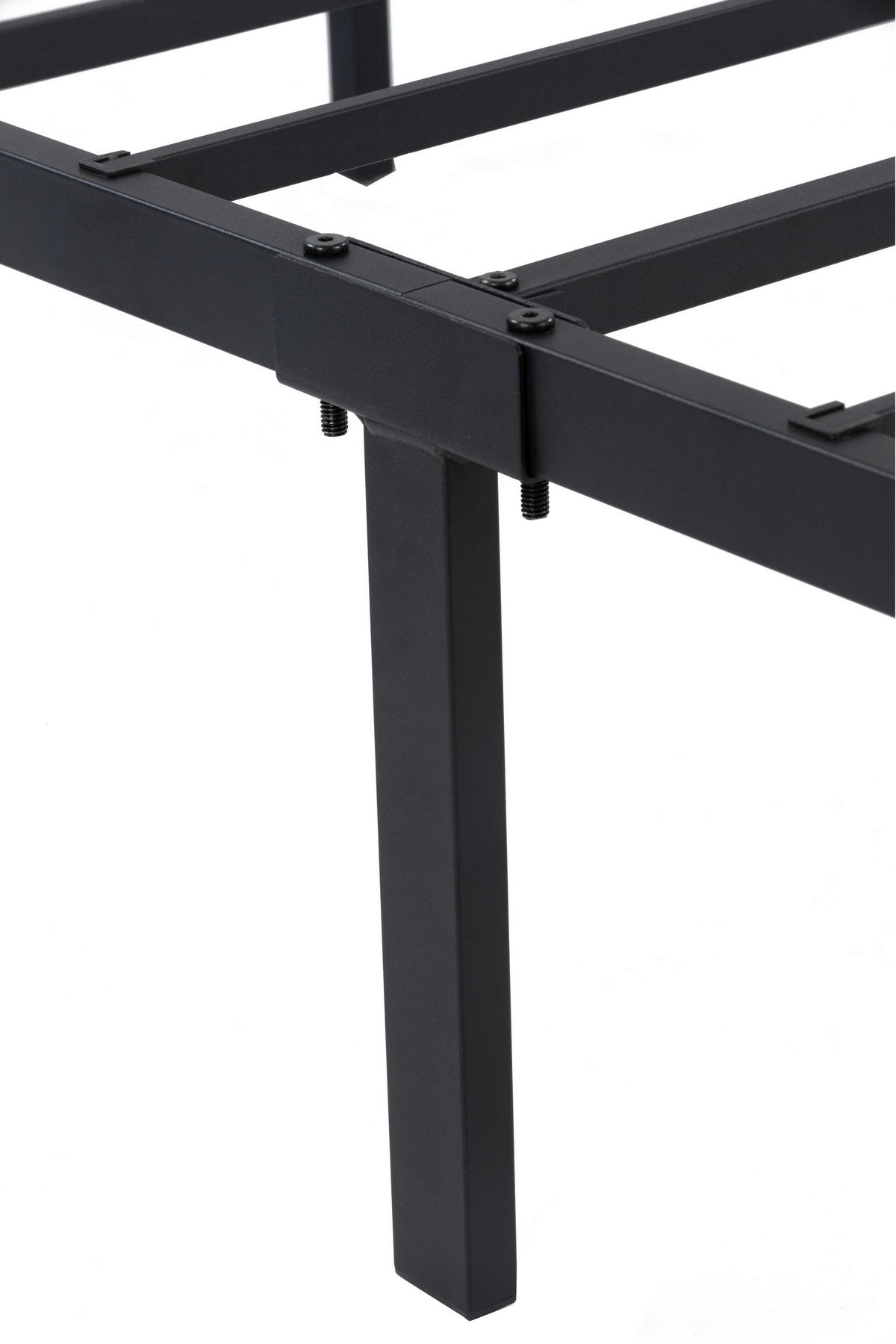 METALLBETT 140/200 cm  in Schwarz  - Schwarz, Basics, Metall (140/200cm) - Boxxx