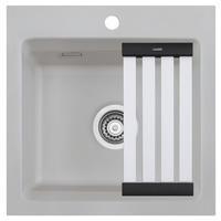 SPÜLE Kara 51 / 50030178  - Titanfarben, Basics, Keramik (51/20/51cm) - Systemceram