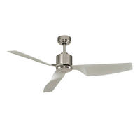 DECKENVENTILATOR  127/33 cm    - Chromfarben/Silberfarben, Basics, Kunststoff/Metall (127/33cm)
