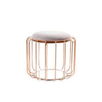 BEISTELLTISCH Metall, Kunststoff, Glas, Textil, Holzwerkstoff 50/50/45 cm  - Grau/Kupferfarben, Basics, Glas/Holzwerkstoff (50/50/45cm) - Kayoom