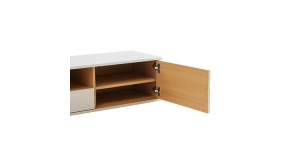 LOWBOARD  in 200/30/40 cm  - Eichefarben/Weiß, Design, Holzwerkstoff (200/30/40cm) - Xora