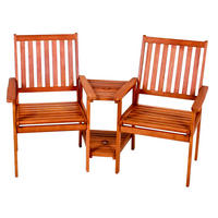 GARTENSET Eukalyptusholz Hartholz  - Braun, Basics, Holz (260/96/77cm) - Gardenson