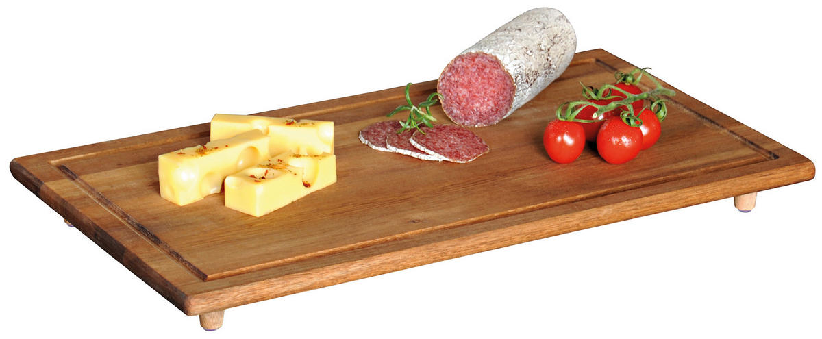 SCHNEIDEBRETT Holz Akazie  - Braun, Basics, Holz (50/28/4cm) - Homeware Profession.