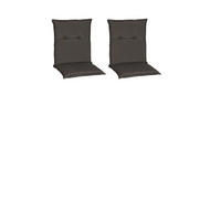 SESSELAUFLAGE Uni  - Dunkelgrau, Basics, Textil (98/46/8cm) - Gardenson