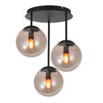 HÄNGELEUCHTE 34,5/41,5 cm  - Schwarz, Trend, Glas/Metall (34,5/41,5cm) - Novel