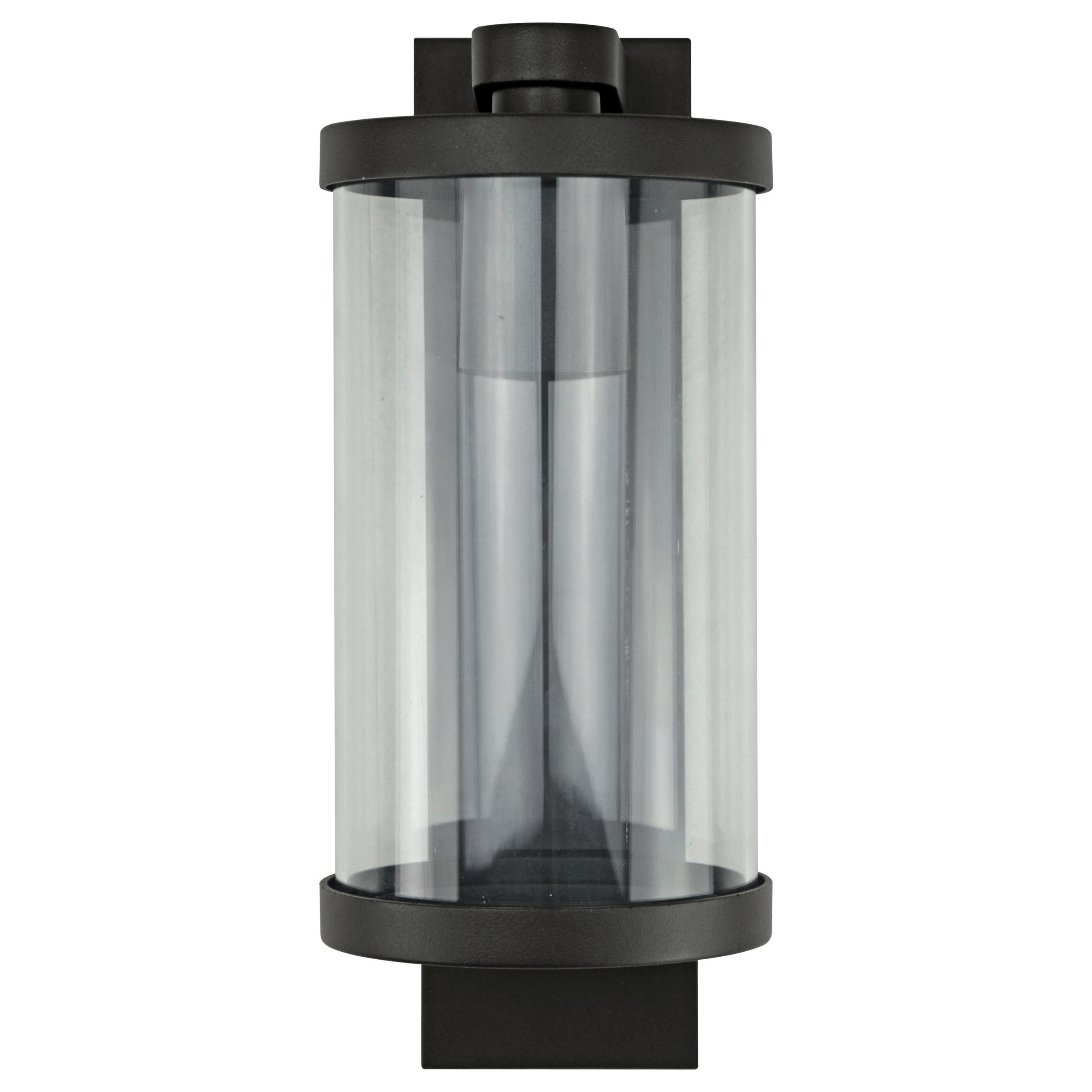 AUßENWANDLEUCHTE Mira 11,8/29/15,9 cm   - Schwarz, KONVENTIONELL, Metall (11,8/29/15,9cm)