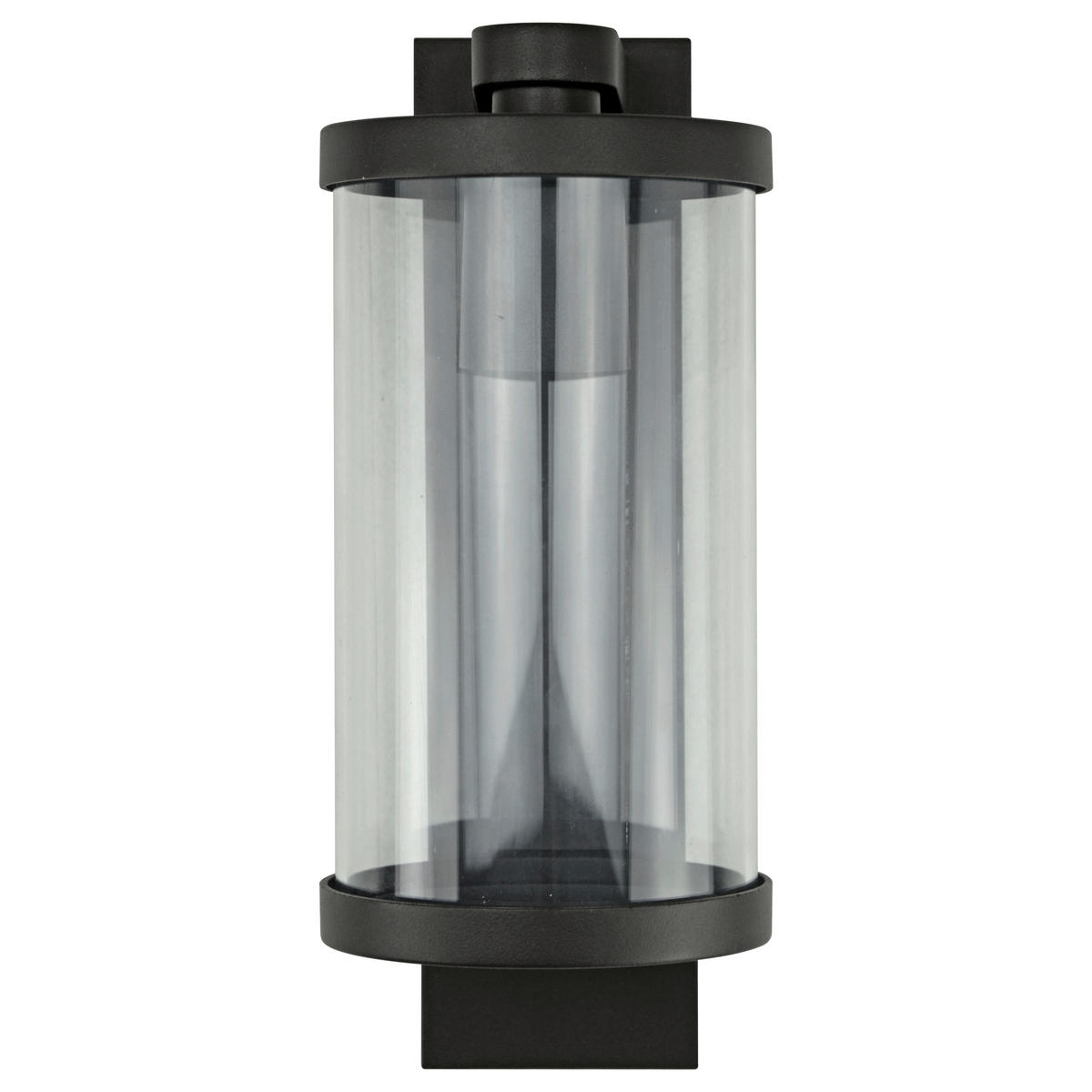 AUßENWANDLEUCHTE Mira 11,8/29/15,9 cm   - Schwarz, KONVENTIONELL, Metall (11,8/29/15,9cm)