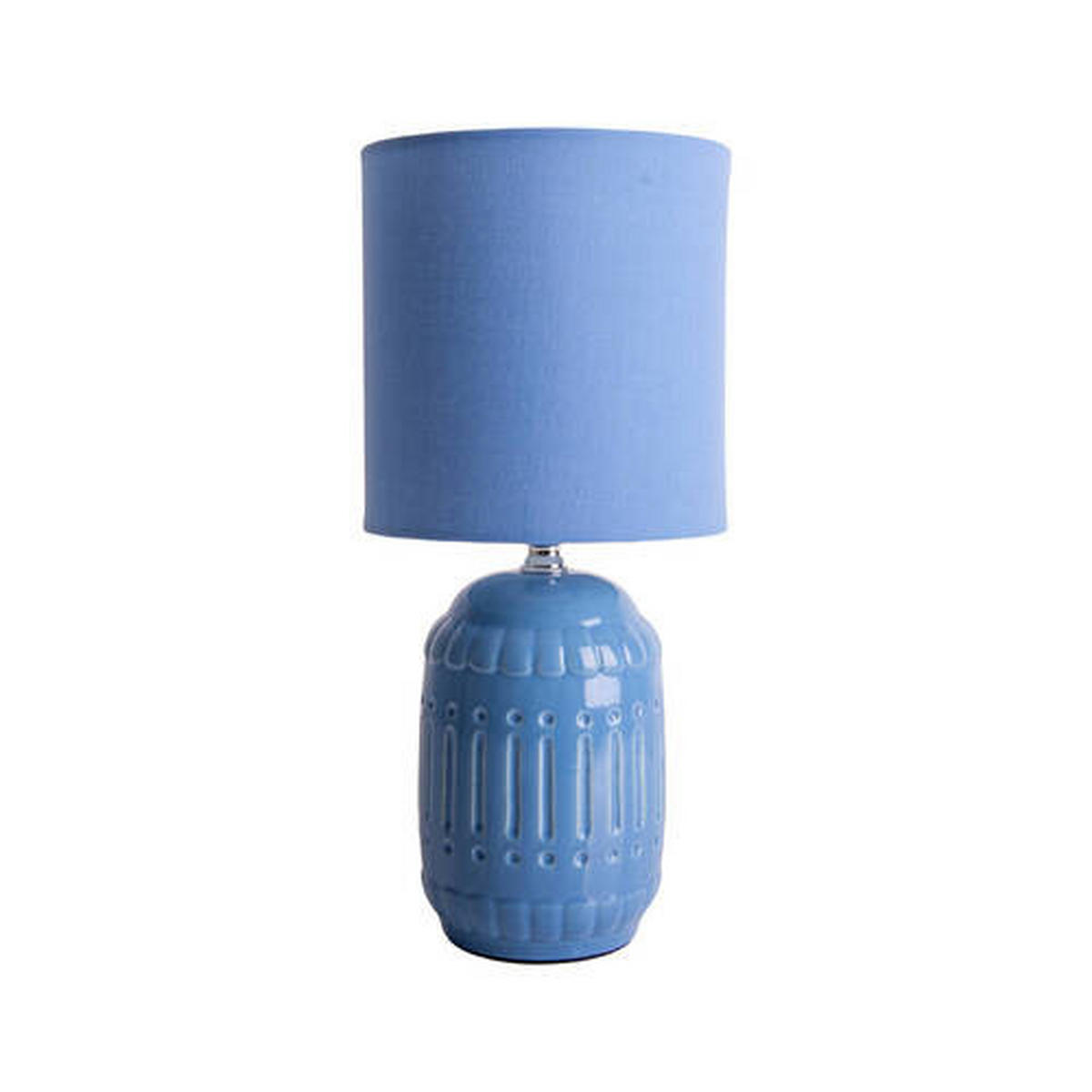 TISCHLEUCHTE   - Hellblau, Design, Keramik/Textil (30cm) - Näve