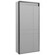 GARDEROBENSCHRANK  in 87,7/200/37,8 cm  - Beige/Schwarz, KONVENTIONELL, Holzwerkstoff (87,7/200/37,8cm) - Voleo