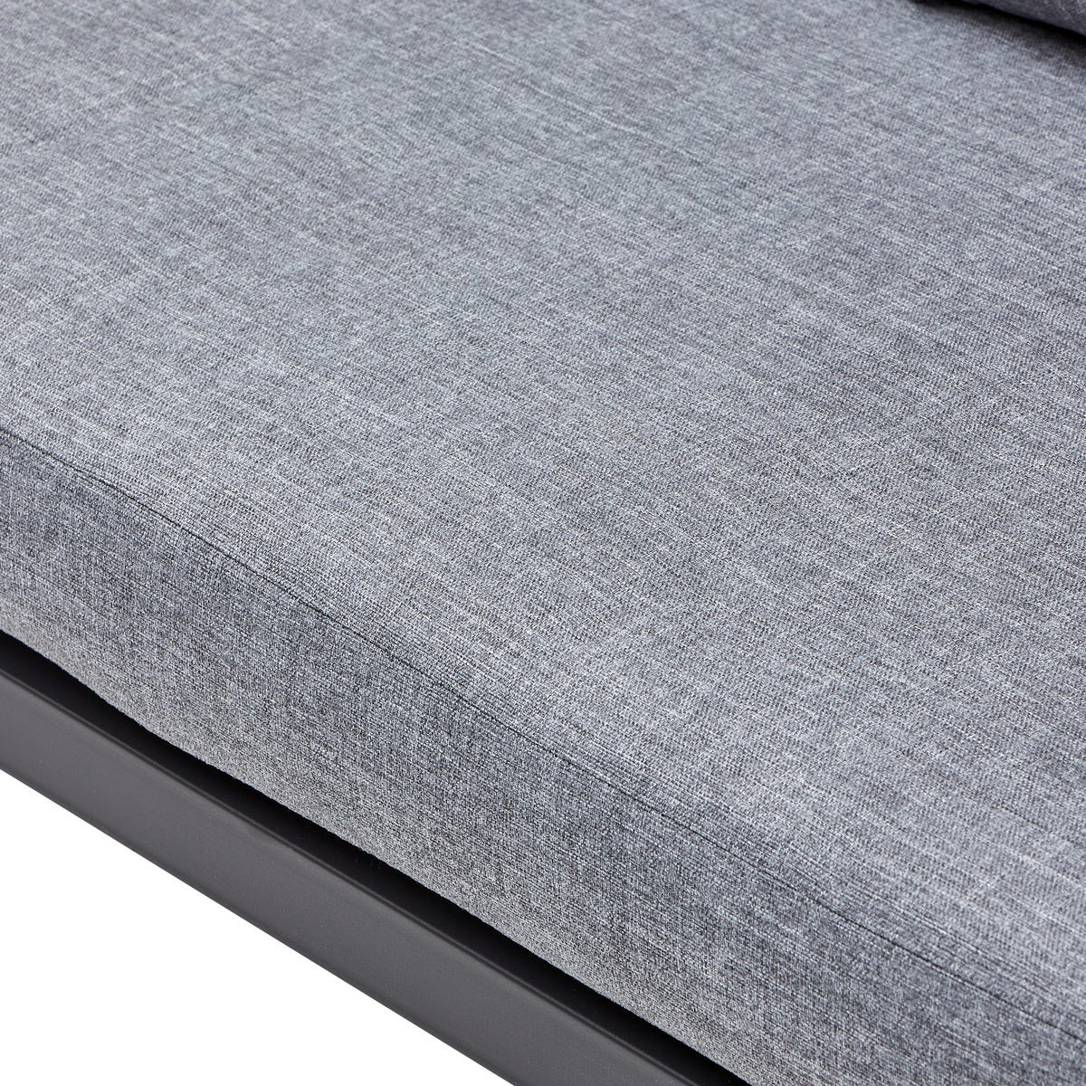 JEDÁLENSKÁ TERASOVÁ SÚPRAVA 5-dielne, kov, plast, textil - sivá/prírodná farba, Modern, kov/textil (250/187cm) - Ambia Garden