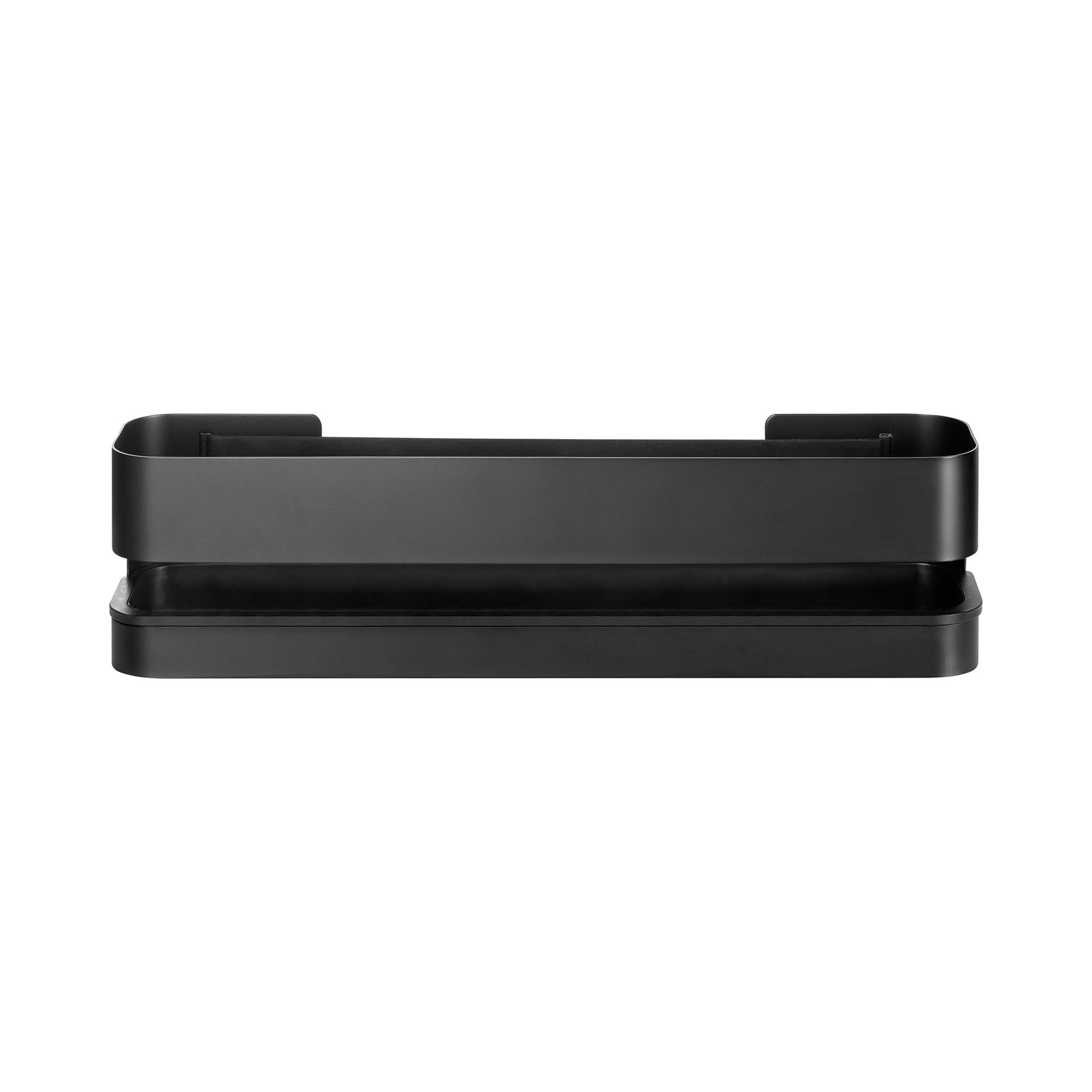 DUSCHKORB - Schwarz, KONVENTIONELL, Metall (34,0/8,0/8,5cm) - Blomus