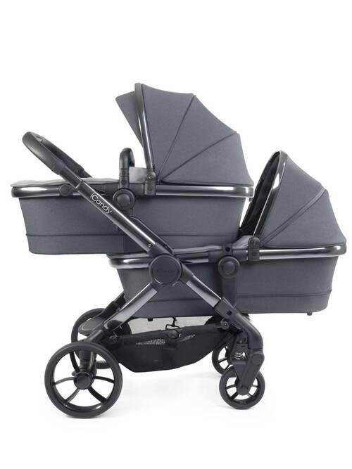 rok isporuke 60 dana PEACH 7 - tamnosiva/svetlosiva, Osnovno, tekstil/plastika (75/55/39cm) - ICANDY