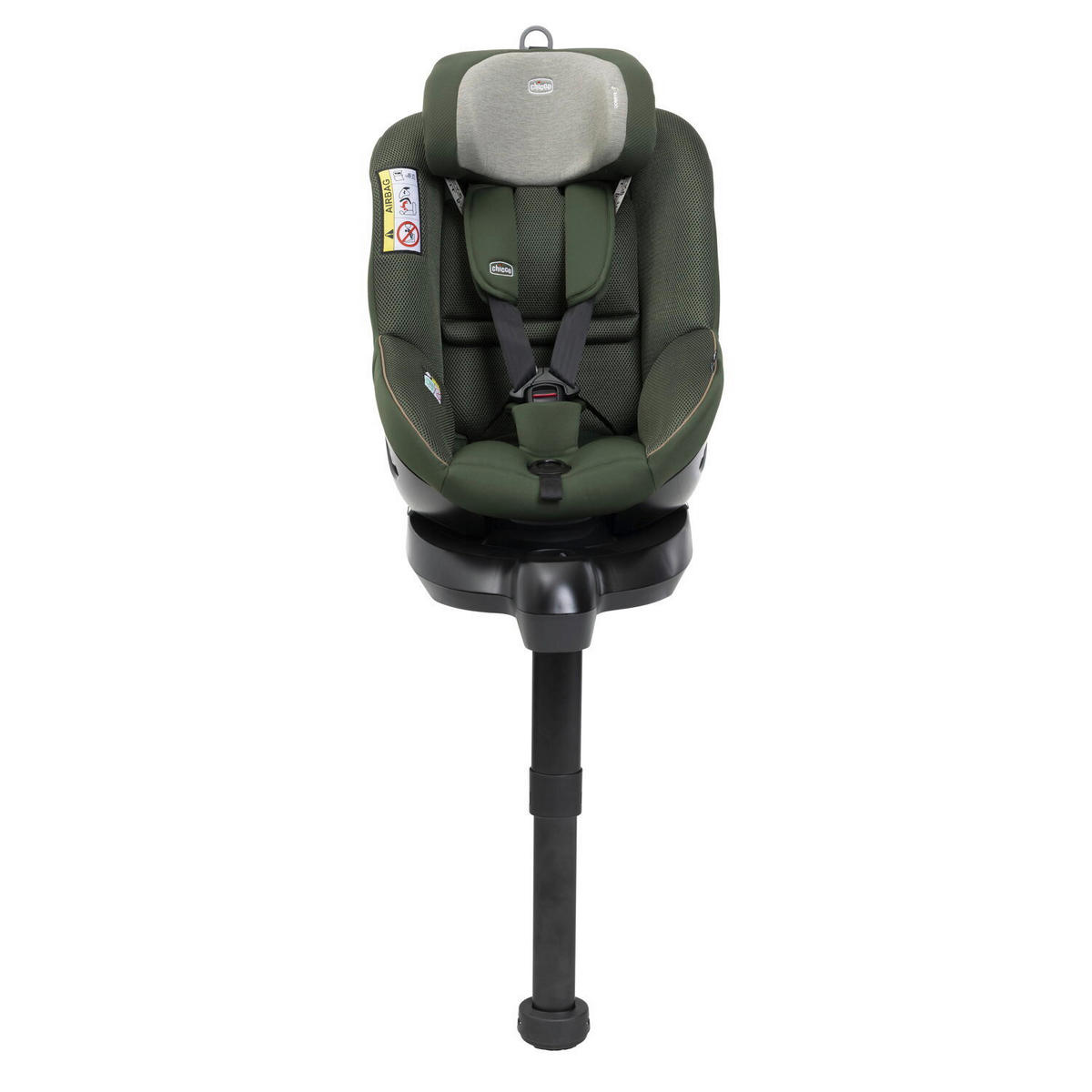KINDERAUTOSITZ 105 I-Size  - Hellgrau/Grün, Basics, Textil (47/114/60cm) - Chicco