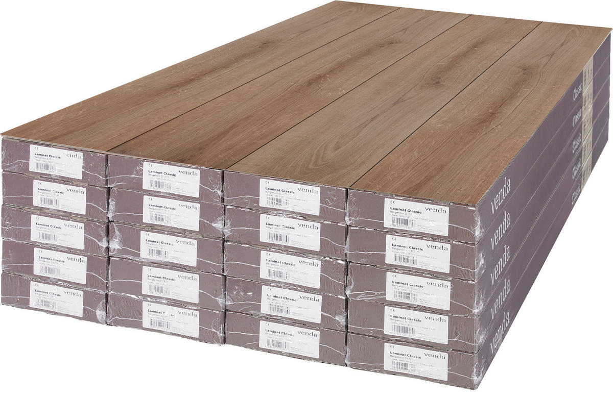 VINYLBODEN Eiche Elegance Premium  per  m² - Eichefarben, KONVENTIONELL, Kunststoff (123,5/19,2/0,5cm) - Venda