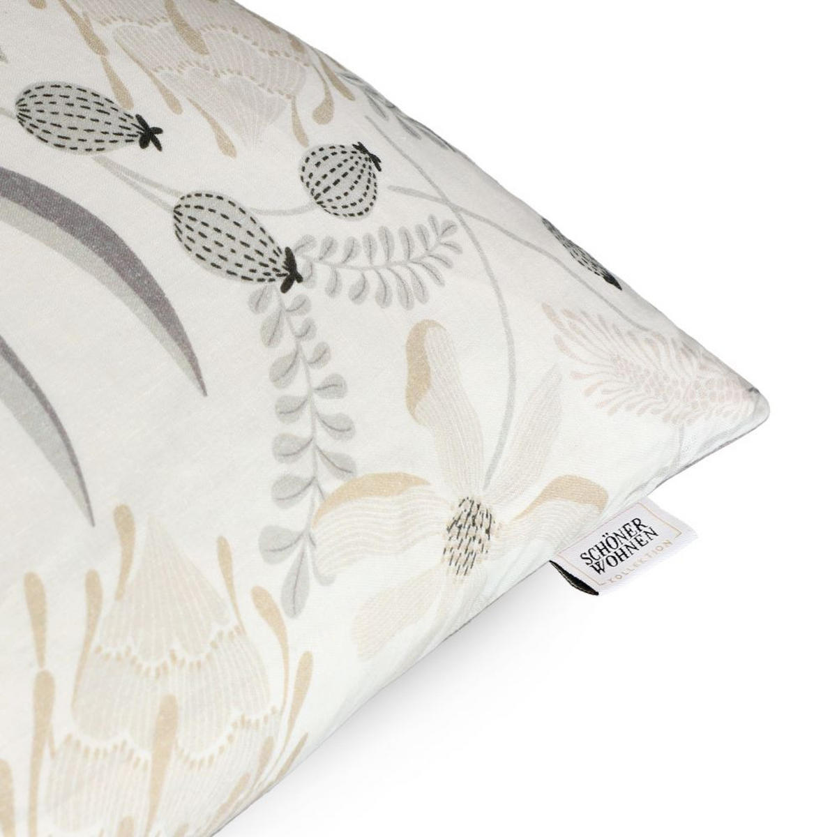 ZIERKISSEN  45/45 cm   - Multicolor/Creme, Design, Textil (45/45cm) - Schöner Wohnen