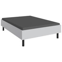 FUTONSKA POSTELJA   x  , leseni material bela  - črna/bela, Moderno, leseni material (120/200cm) - Hom`in