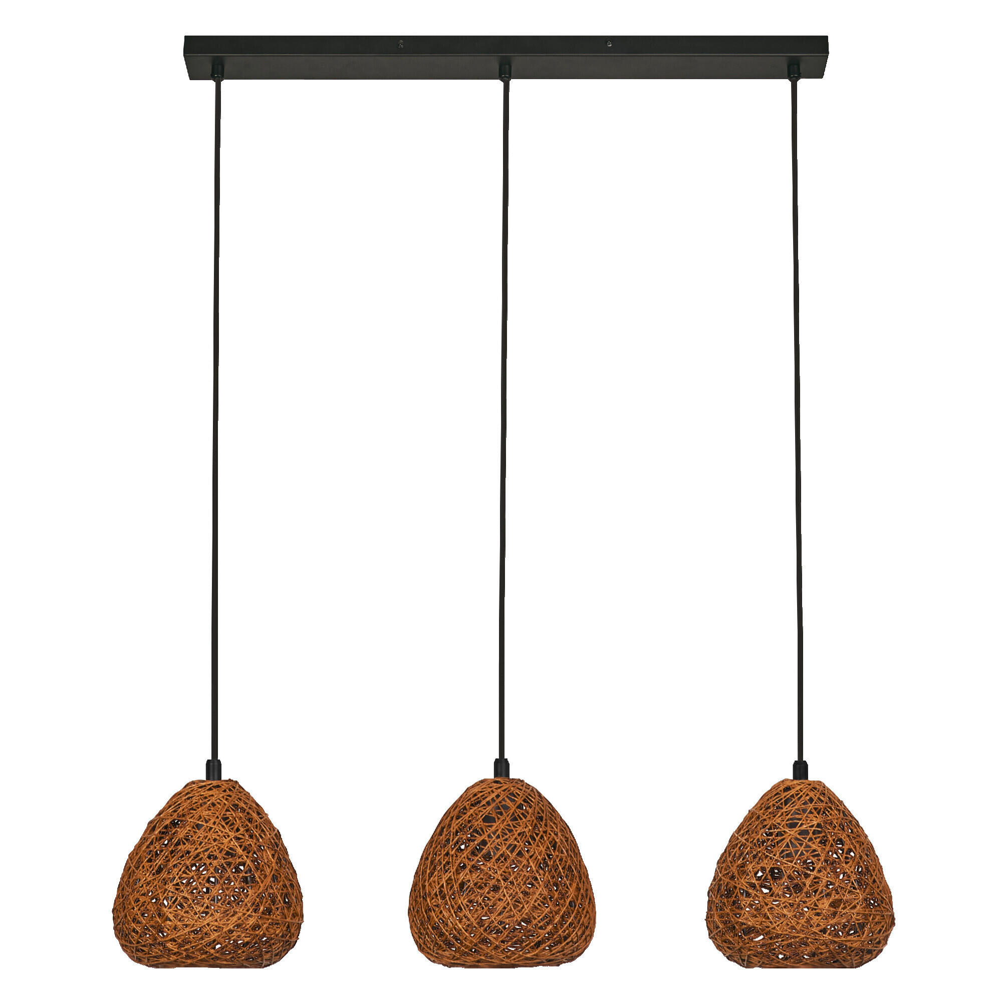 PENDELLEUCHTE 61/16/150 cm   - Beige, Natur, Papier/Metall (61/16/150cm) - Ledvance