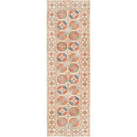 LÄUFER Living Bathian 80/250 cm  in Creme, Terracotta, Graublau  - Graublau/Terracotta, LIFESTYLE, Kunststoff/Textil (80/250cm) - Lindorug
