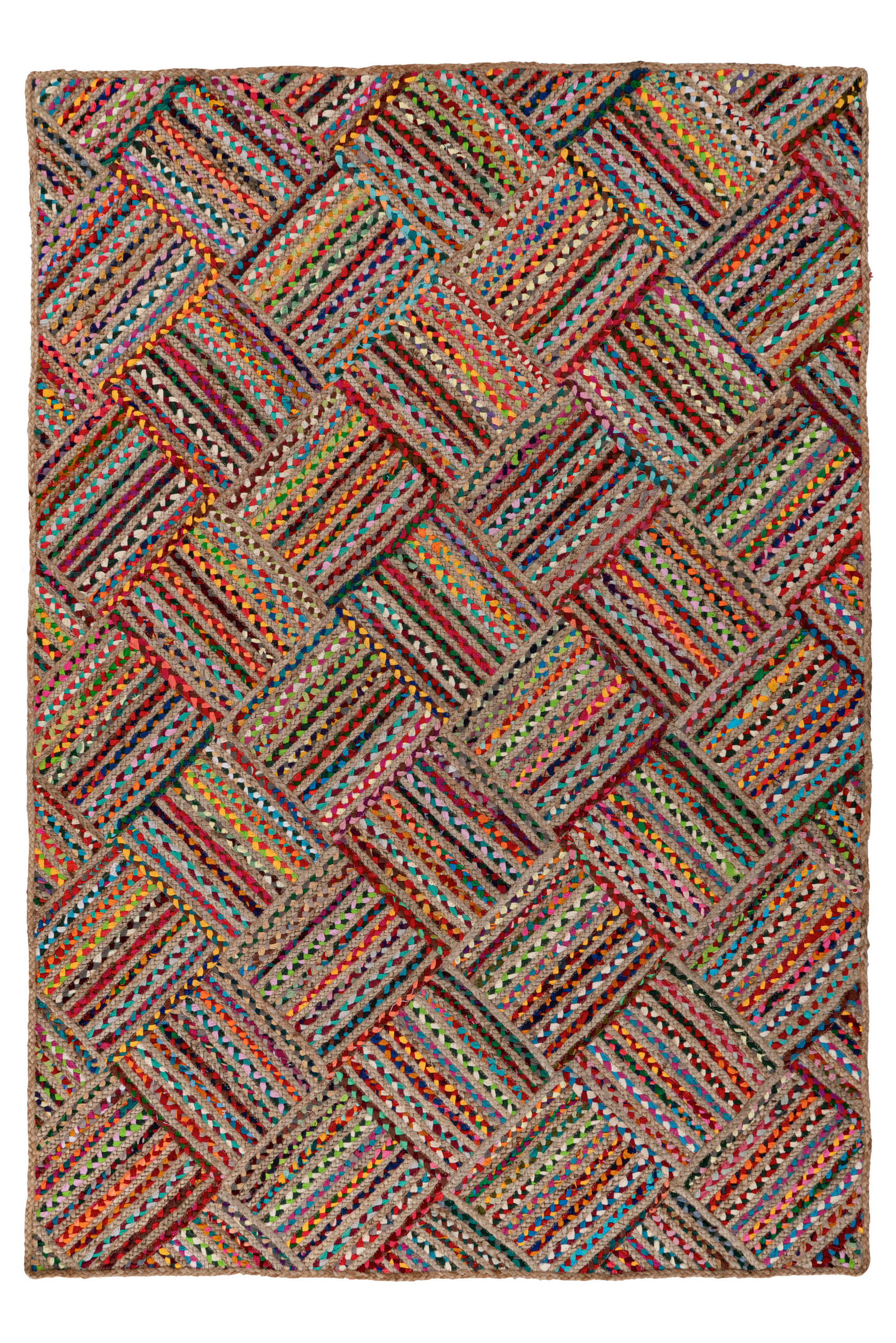 FLACHWEBETEPPICH 80/150 cm My Cancon Multicolor, Rot  - Rot/Multicolor, Basics, Textil (80/150cm) - Obsession