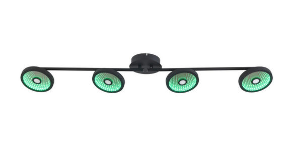LED-STRAHLER 128/17/14 cm - Schwarz, LIFESTYLE, Kunststoff/Metall (128/17/14cm) - Novel