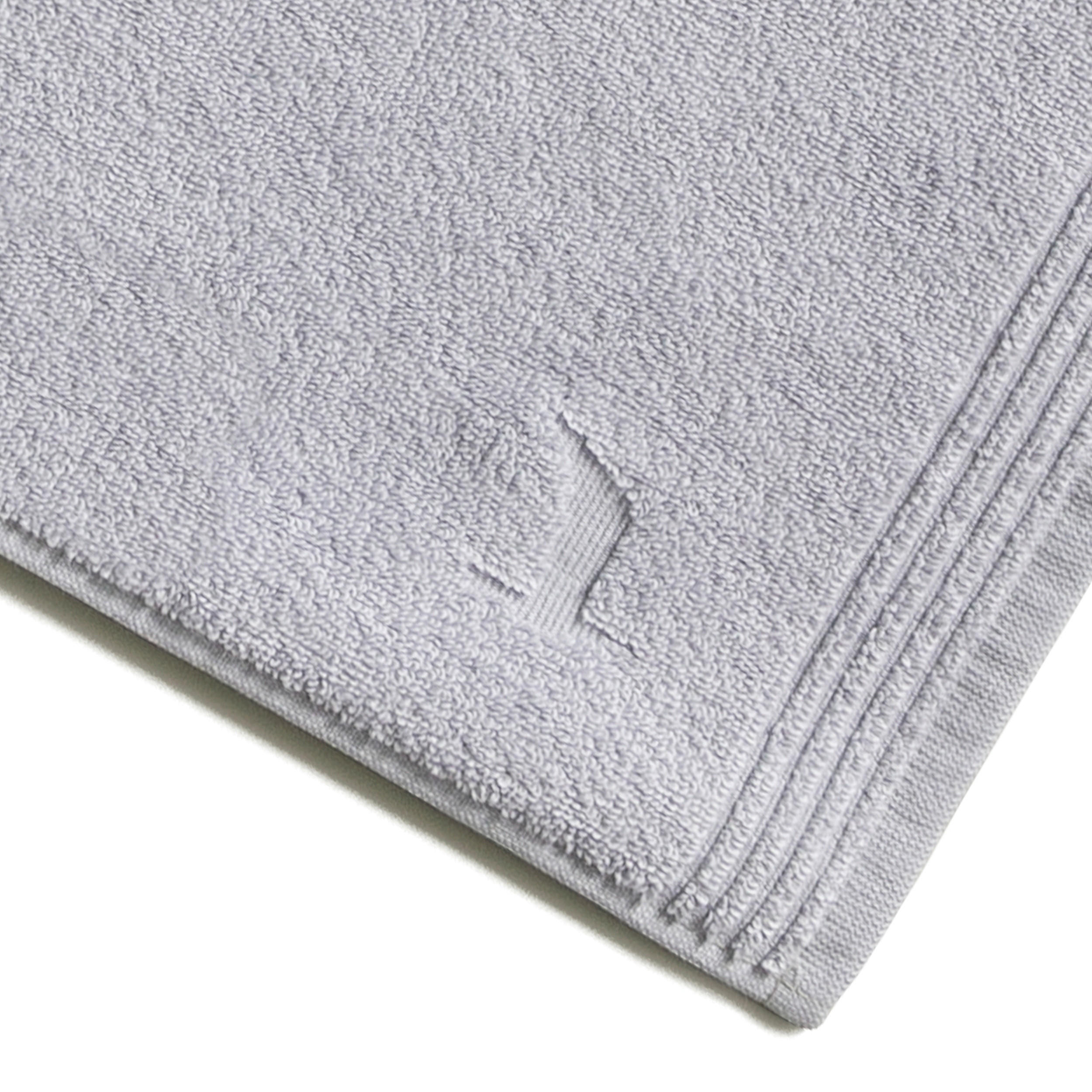 BADEMATTE Silberfarben 50/70 cm  - Silberfarben, Basics, Textil (50/70cm) - Moeve