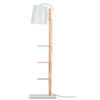 GOLVLAMPA Cambridge  30/168/49 cm   - vit, Design, metall/trä (30/168/49cm) - It's about Romi
