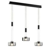 LED-HÄNGELEUCHTE 100/20/160 cm  - Design, Glas/Metall (100/20/160cm)