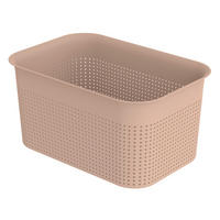 BOX, plast - růžová, Basics, plast (26,2/18/13cm)