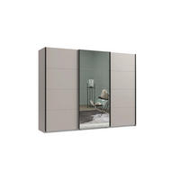 ORMAR S KLIZNIM VRATIMA bijela   - bijela, Moderno, staklo/drvni materijal (313/236/65cm) - Livetastic