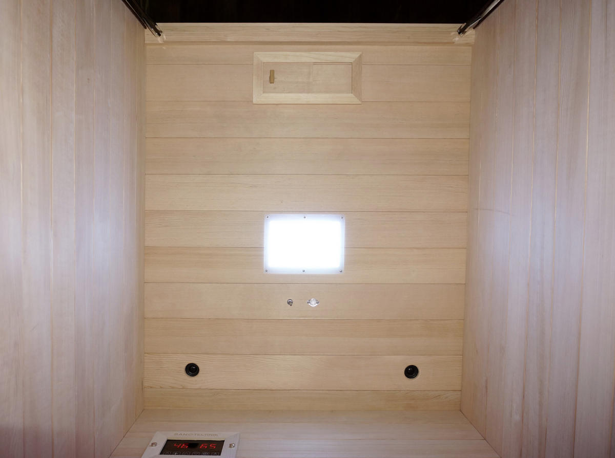 INFRAROTKABINE für 1 Personen RUBY 1  - Naturfarben, Basics, Holz (90,5/195/100cm) - Sanotechnik