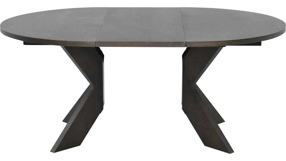 MATBORD brun rund  utdragbar, finns i olika storlekar, finns i olika trädekorer  - brun, Design, trä (130-180/130/75cm) - Best Price