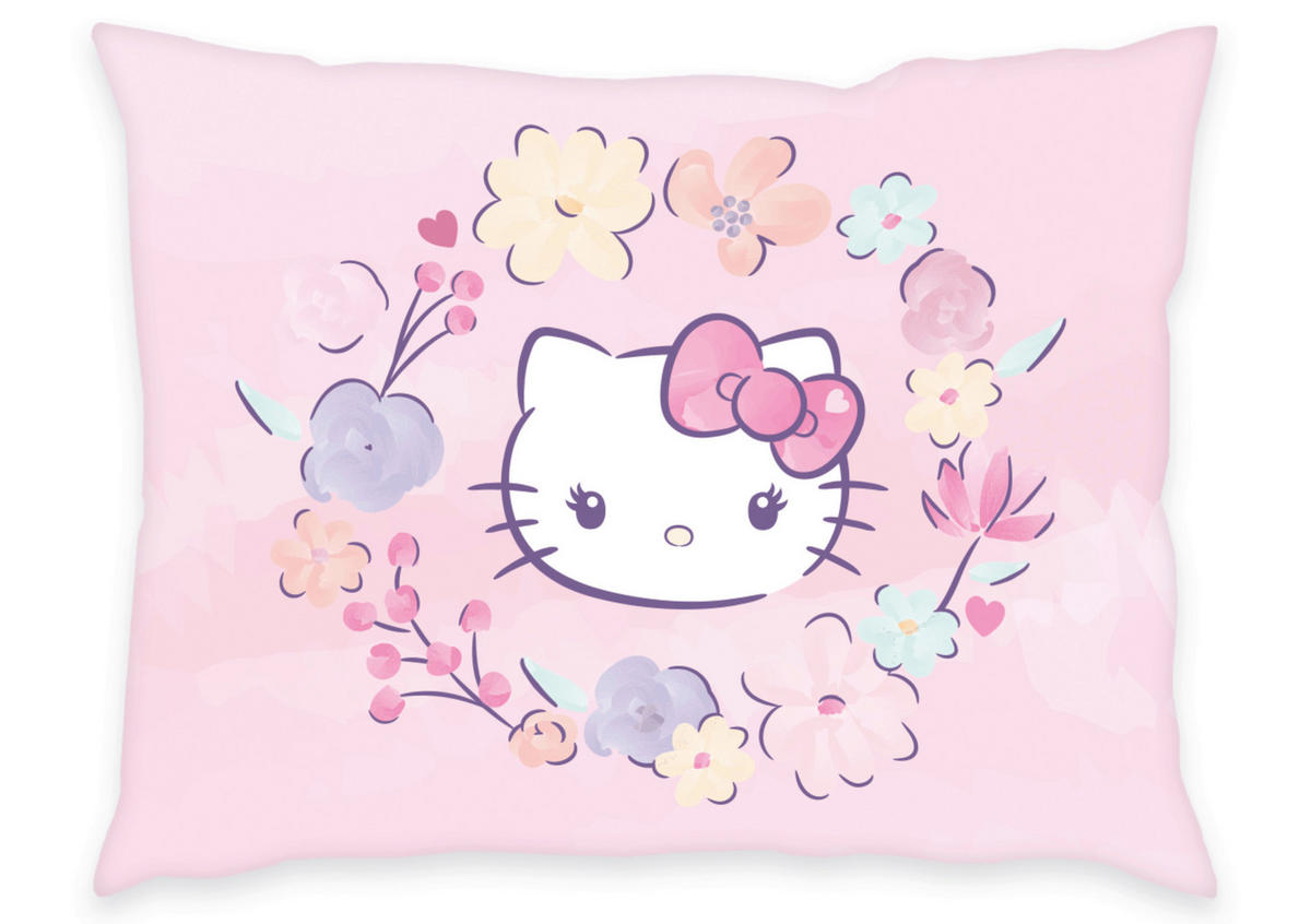 POSTELJNINA Hello Kitty Bettwäsche 140/200 cm renforcé večbarvno  - večbarvno, Konvencionalno, tekstil (140/200cm) - Hello Kitty