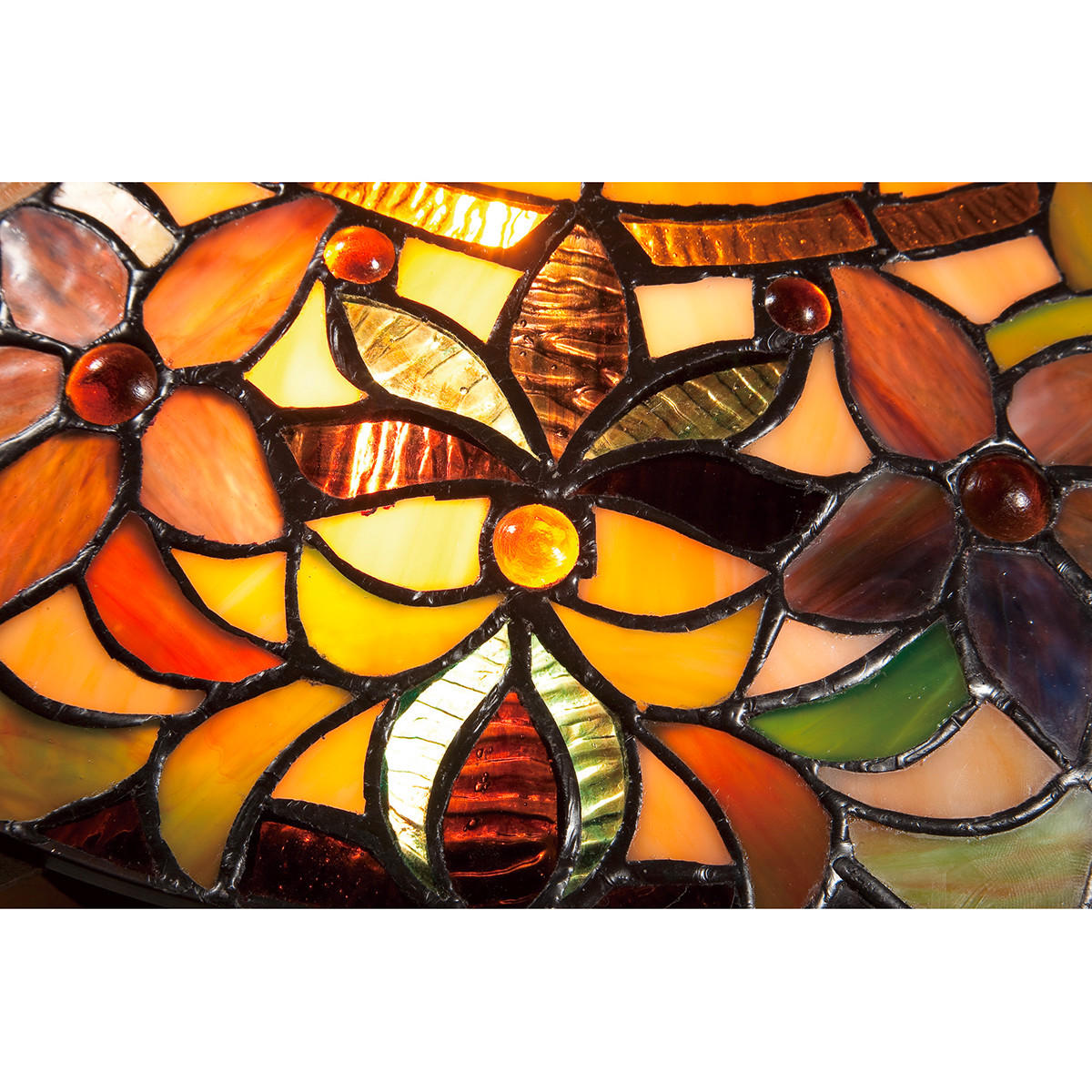 DECKENLEUCHTE  42.1/15.1 cm    - Bronzefarben, Konventionell, Glas/Metall (42.1/15.1cm) - Elstead Lighting