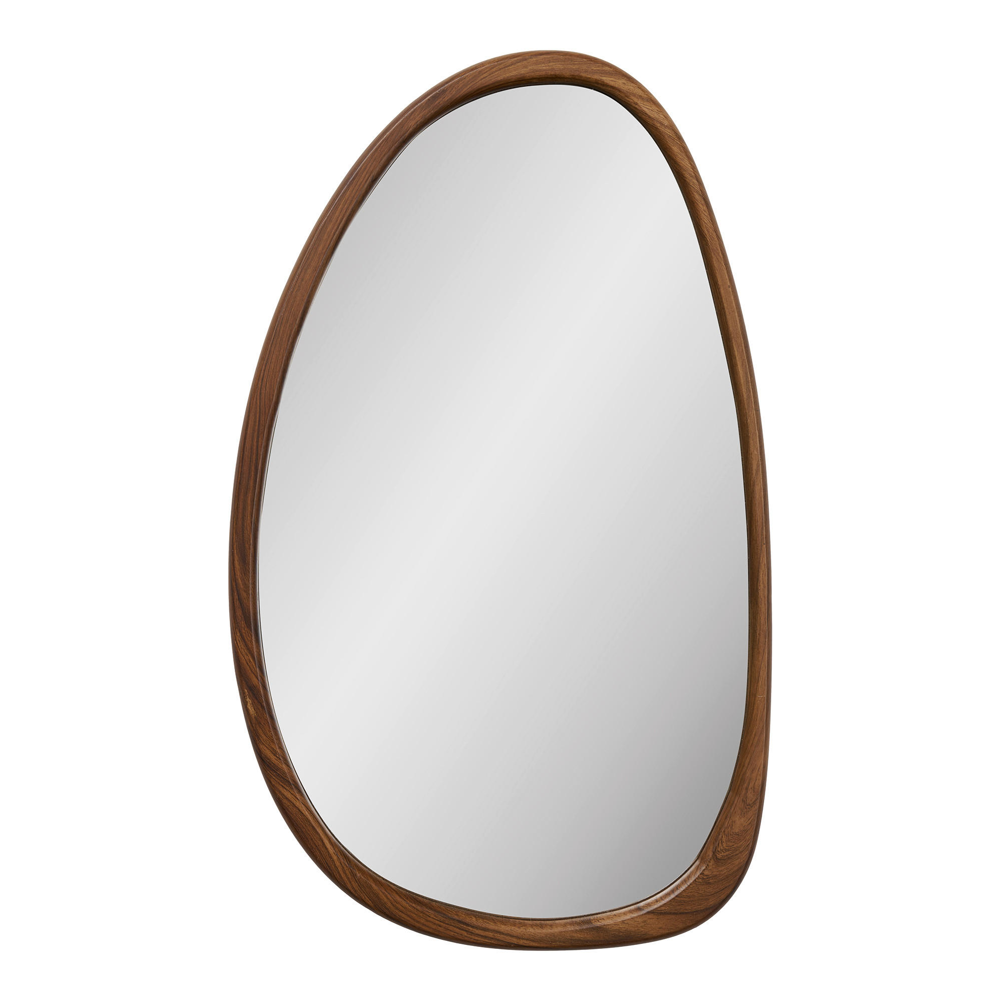 WANDSPIEGEL 64,5/38,5/2 cm    in organisch  - Klar/Naturfarben, Basics, Glas/Holzwerkstoff (64,5/38,5/2cm)