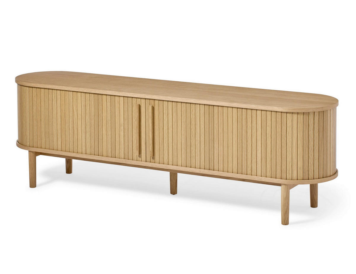 LOWBOARD Eiche Bianco  180/55,6/40 cm  - Eiche Bianco, Design, Holz (180/55,6/40cm) - Lomoco